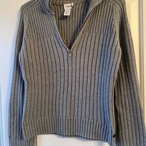 Calvin Klein Gray Cowl Neck Sweater